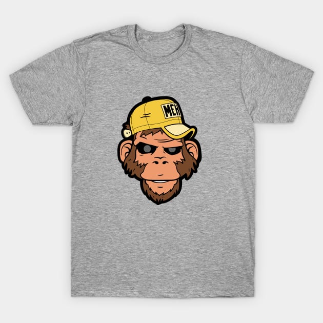 Monkey MEH T-Shirt by TheVectorMonkeys